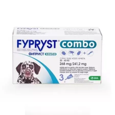 Farmacie - Antiparazitar extern pentru caini Fypryst Combo L 20-40 kg x 1 pipeta