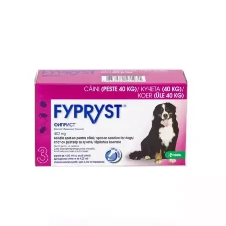 Antiparazitare - Antiparazitar extern pentru caini Fypryst XL 40-60 kg x 3 pipete