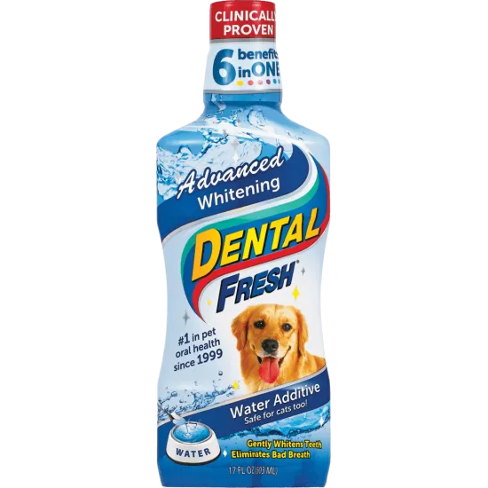 Solutii dentare - Apa de gura pentru caini & pisici Dental Fresh Albire 237 ml