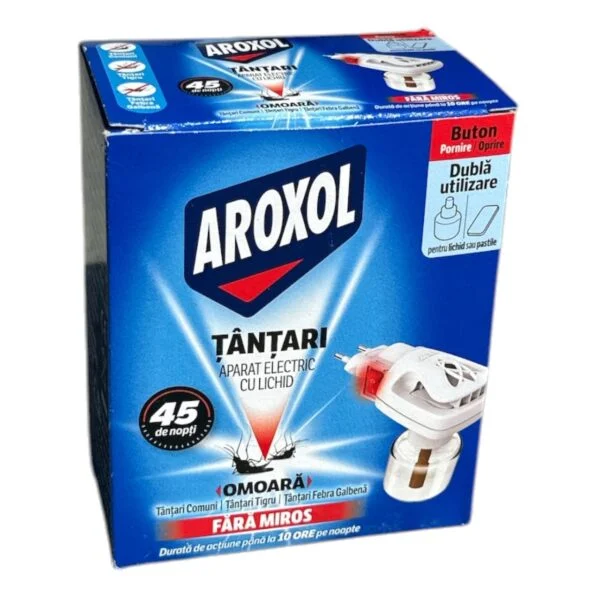 Combatere daunatori - Aparat electric de tantari + rezerva lichida Aroxol