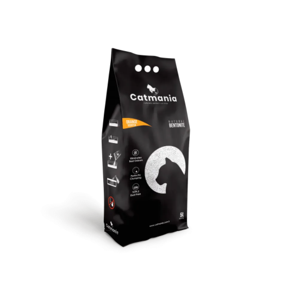 Asternut igienic - Asternut igienic pentru pisici Catmania Orange 5L