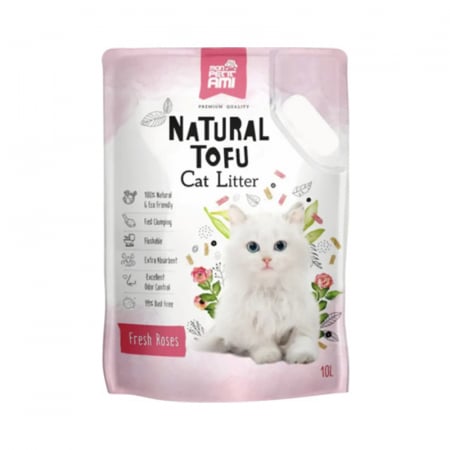 Asternut igienic - Asternut igienic pentru pisici Mon Petit Ami cu Trandafiri 10L