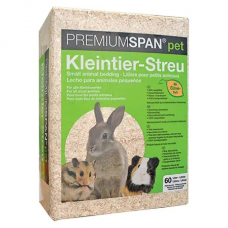 Rozatoare - Asternut igienic pentru rozatoare Premium Span cu lamaie 60L