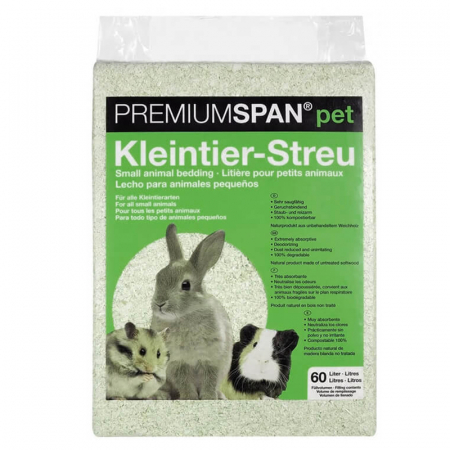 Rozatoare - Asternut igienic pentru rozatoare Premium Span Clasic 60L