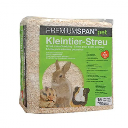 Asternut igienic rozatoare - Asternut igienic pentru rozatoare Premium Span cu mar 15L