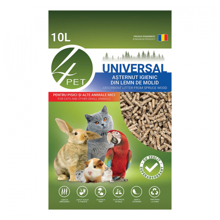 Rozatoare - Asternut universal 4Pet 10L