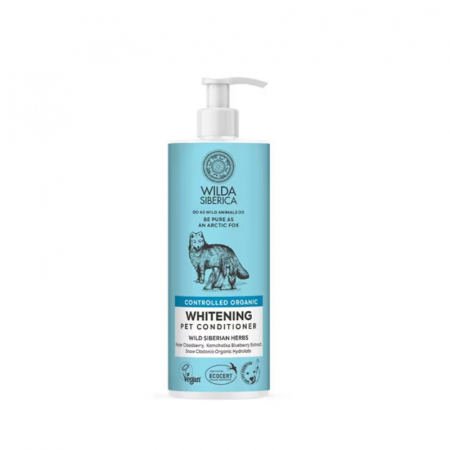 Sampoane pisici - Balsam pentru caini & pisici Wilda Siberica Whitening albire 400 ml