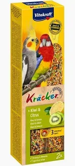 Batoane pasari - Batoane pentru nimfe Vitakraft cu kiwi & citrice 2 buc