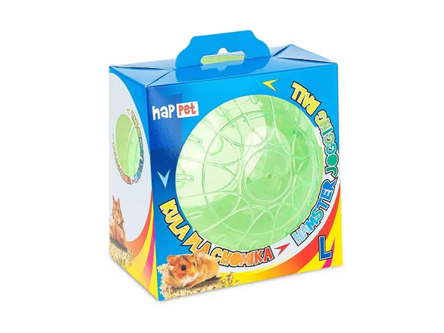 Casute si jucarii - Bila pentru hamsteri Happet Verde 14,5 cm