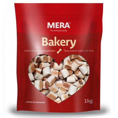 Recompense caini - Recompense pentru caini Mera Rulouri cu pui, vita & peste 1 kg