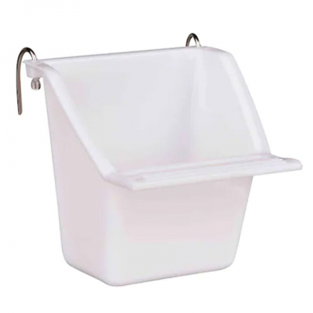 Accesorii pasari - Bol cu suport de agatat pentru pasari 80 ml / 6 × 6 cm