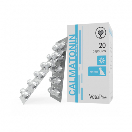 Supliment pentru calmarea cainilor Vetapro Calmatonin 20 cps/cut [0]
