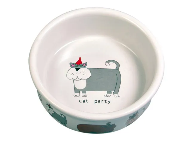 Castron ceramic pentru pisici Trixie 0,2 l / 12 cm [2]