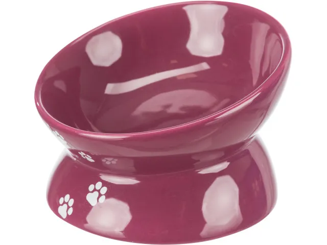 Castron ceramic pentru pisici Trixie Ergonomic 0,15 l/13 cm [1]