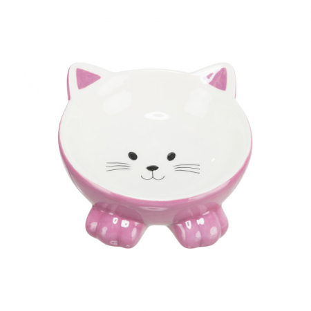 Castroane si boluri pisici - Castron din ceramica pentru pisici Trixie 0,15 L/14 cm