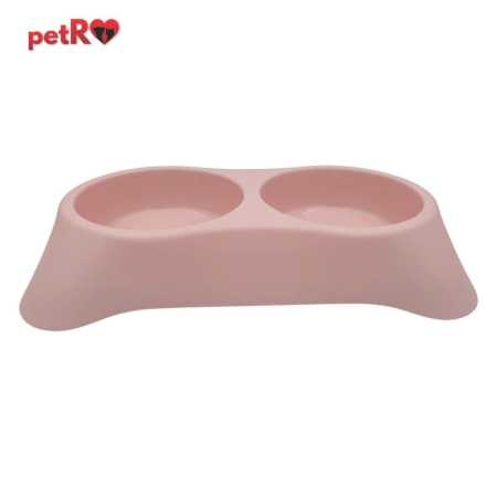 Caini - Castron dublu pentru caini Petro M 400 ml