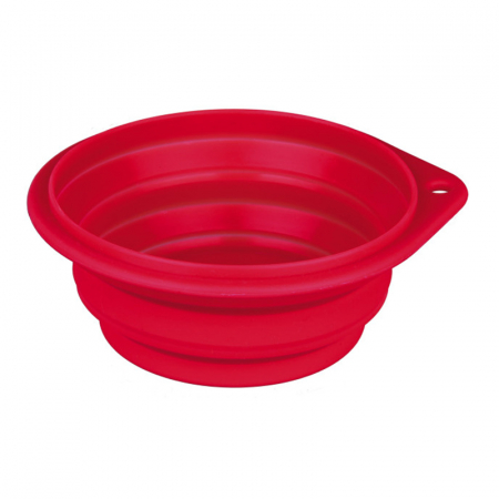 Caini - Castron pliabil pentru caini 1L/18 cm
