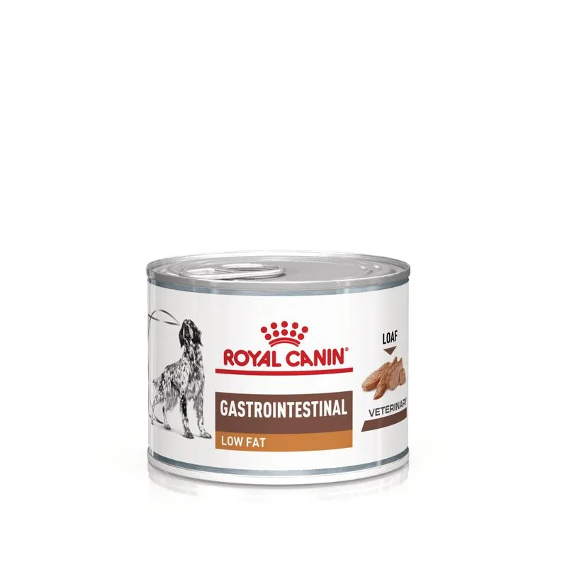Caini - Conserva dietetica pentru caini Royal Canin Gastrointestinal Low Fat 200 gr