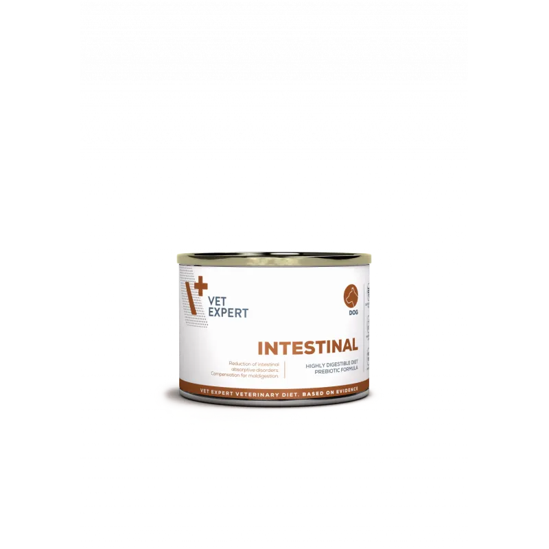 Diete Veterinare Caini - Conserva dietetica pentru caini Vetexpert Intestinal Elimination & Low fat Turkey 200 gr