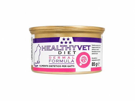 Hrana umeda - Conserva dietetica pentru pisici Healthy Vet Dermal 85 gr