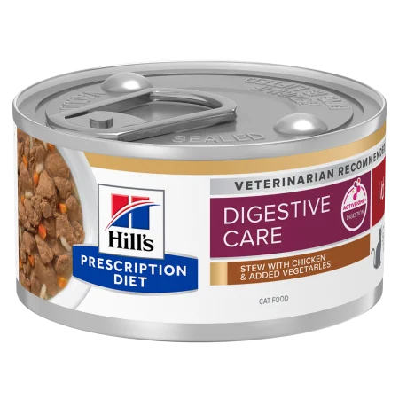 Hrana umeda - Conserva dietetica pentru pisici Hill's PD Digestive Care I/D cu pui 82 gr