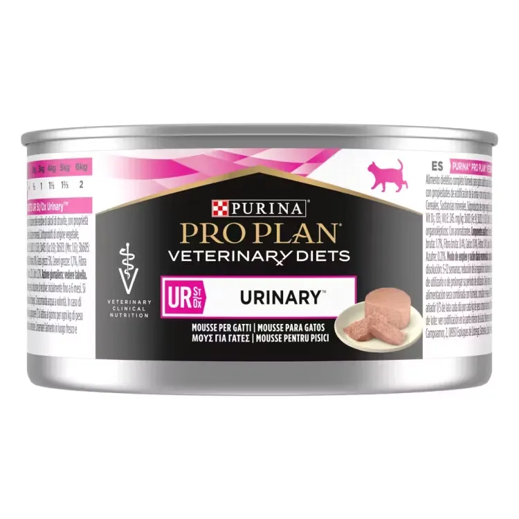 Hrana umeda - Conserva dietetica pentru pisici Pro Plan UR ST/OX Urinary Mousse 195 gr