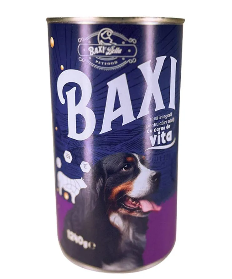 Caine Adult - Conserva pentru caini Baxi 1240 gr