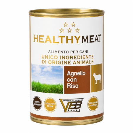 Caine Adult - Conserva pentru caini Healty Meat Monoproteic cu miel 400 gr