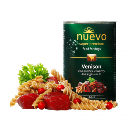 Caini - Conserva pentru caini Nuevo cu caprioara 400 gr