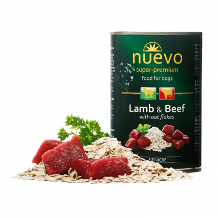 Caine Adult - Conserva pentru caini Senior Nuevo cu miel & vita 400 gr