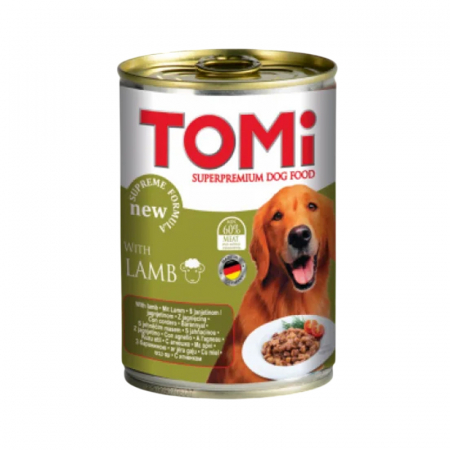 Caine Adult - Conserva pentru caini Tomi cu miel 400 gr