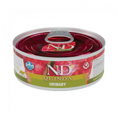 Pisica Adult - Conserva pentru pisici N&D Quinoa Adult Urinary 80 gr