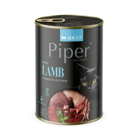 Pisica Adult - Conserva pentru pisici Piper Adult cu miel 400 gr