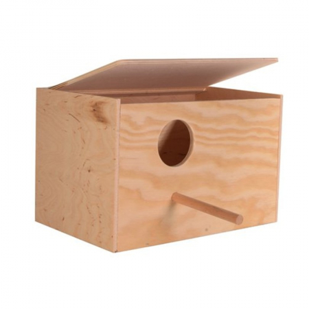 Accesorii pasari - Cuib din lemn pentru pasari Trixie 30 x 20 x 20 cm