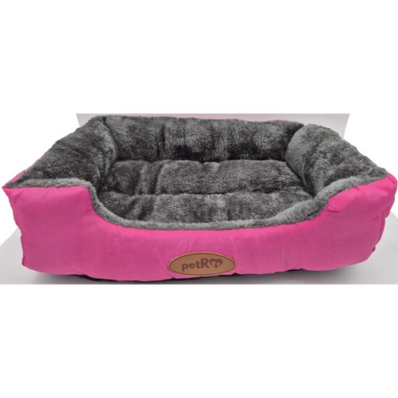 Pisici - Culcus pentru caini & pisici Puffy Roz M 35 x 45 cm