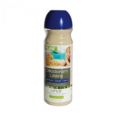 Ingrijire pisici - Deodorant pentru litiera Pilou cu Aloe Vera 750 gr