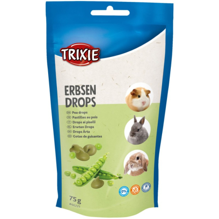Batoane rozatoare - Dropsuri cu mazare pentru rozatoare Trixie 75 gr