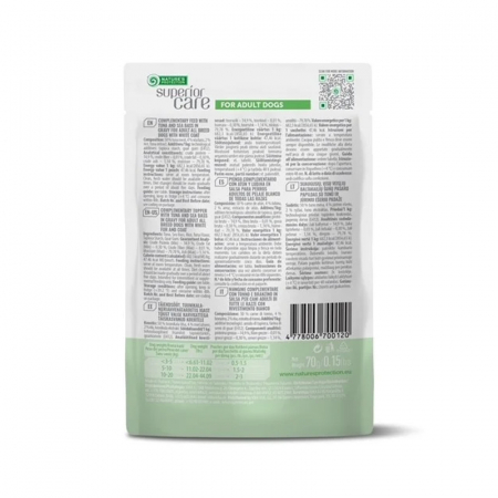 Gustari pentru caini N.P. Superior Care White Dogs cu ton & biban 70 gr [1]