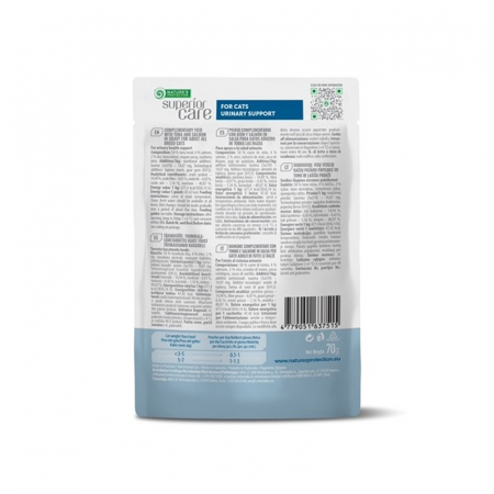 Gustari pentru pisici N.P. Superior Care Urinary Support cu ton & somon 70 gr [1]