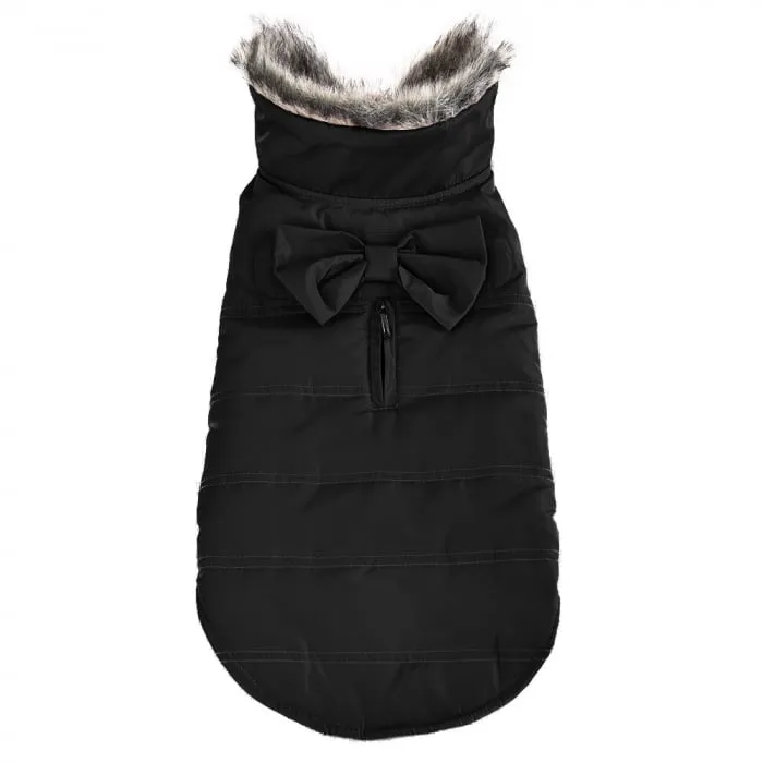 Caini - Hainuta caini 4Dog Deluxe Bowtiful Gri 30 cm