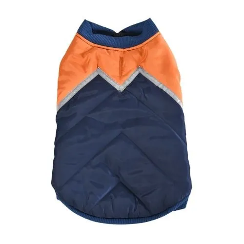 Hainute caini - Hainuta pentru caini 4Dog Deluxe Reflective Strips Blue 35 cm