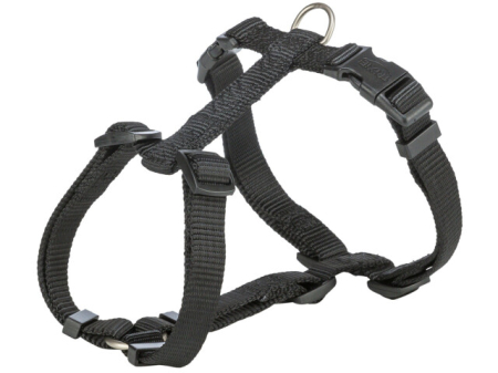 Zgarzi , lese , hamuri caini - Ham pentru caini Premium Negru M-L 52-75 cm / 20 mm