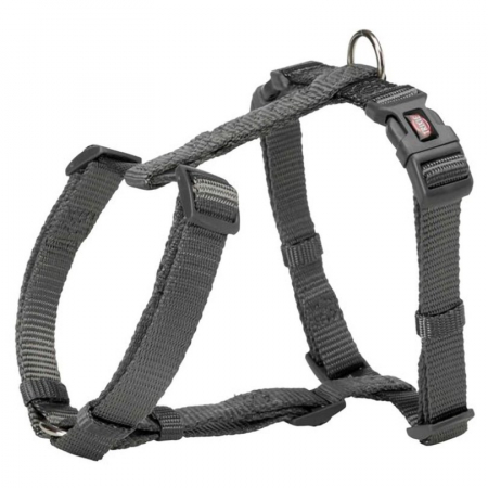 Zgarzi , lese , hamuri caini - Ham pentru caini Premium XS-S 30-44 cm/10 mm gri/grafit