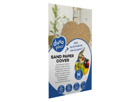 Accesorii pasari - Hartie abraziva pentru colivie Duvoplus 6 buc / pachet M : 25 x 40 cm