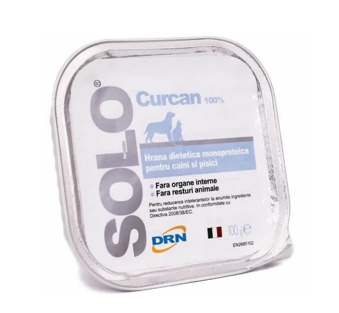 Hrana dietetica monoproteica pentru caini & pisici Solo cu curcan