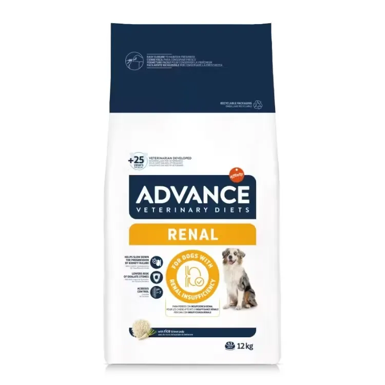 Diete Veterinare Caini - Hrana dietetica pentru caini Advance Veterinary Diets Insuficienta Renala 12 kg