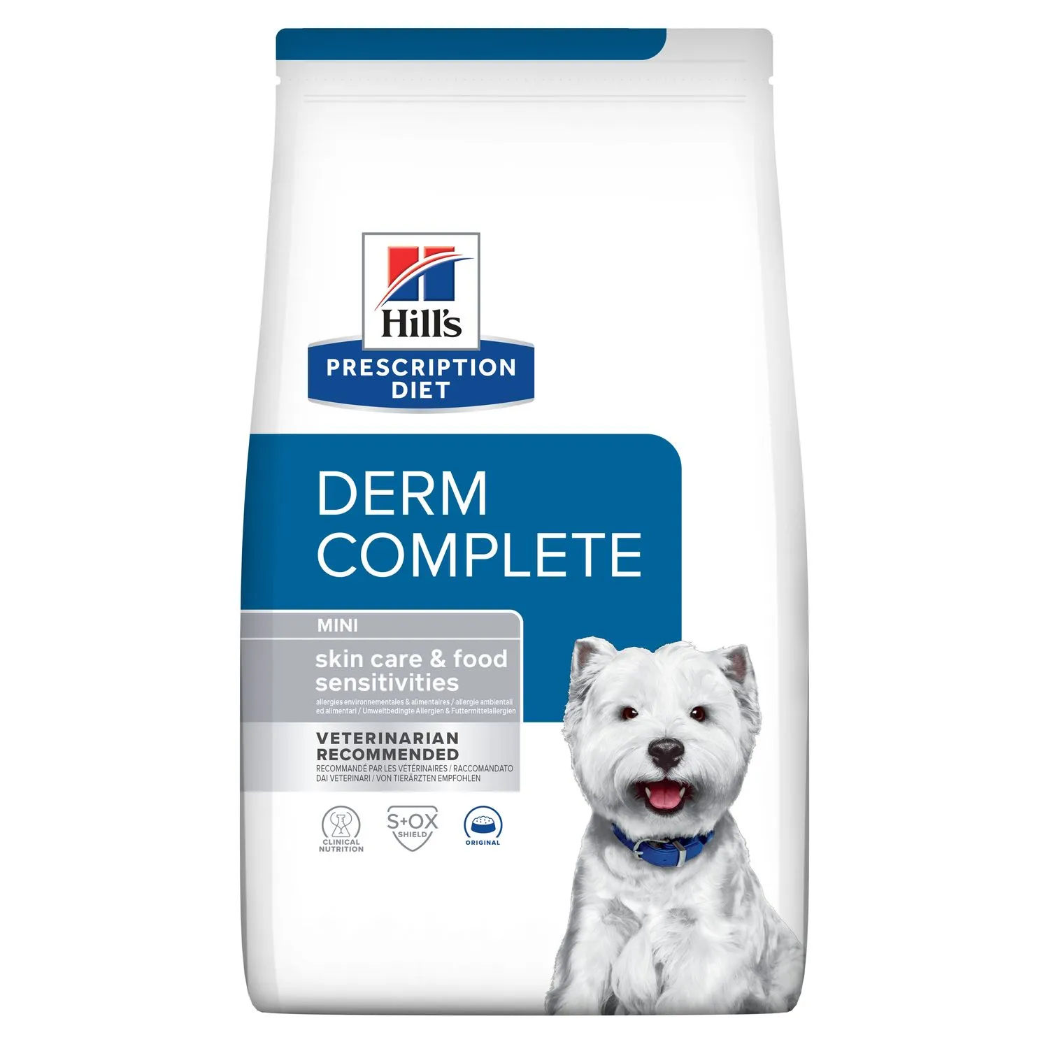 Hrana uscata - Hrana dietetica pentru caini Hill's PD Derm Complete Skin Care Mini Adult