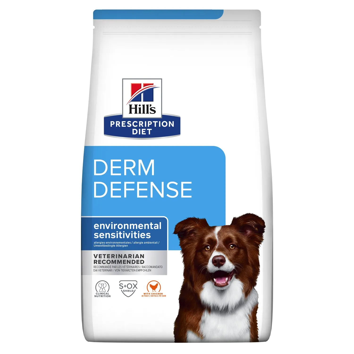 Hrana uscata - Hrana dietetica pentru caini Hill's PD Derm Defense cu pui 1,5 kg