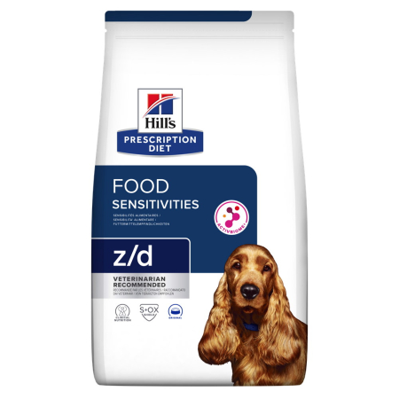 Hrana dietetica pentru caini Hill's PD Sensitivities Z/D 10 kg