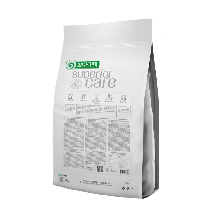Hrana dietetica pentru caini NP Superior Care Dermatosis cu somon 1,5 kg [1]